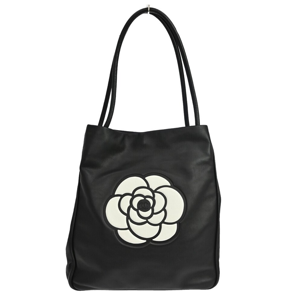 Chanel Camellia Lambskin Medium